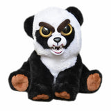 Feisty Pets by William Mark- Black Belt Bobby™️- Adorable 8.5" Plush Stuffed Panda Bear That Turns Feisty With a Squeeze!