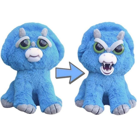 Feisty Pets Brainless Brian™ Adorable Plush Stuffed Triceratops