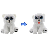 Feisty Pets Expressions Silly Karl Snarl™️ the Polar Bear Sticks His Tongue Out