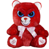 Feisty Pets Meghan Madlove™️ Valentine Bear Grin 8.5" Plush Stuffed Animal Toy