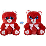 Feisty Pets Meghan Madlove™️ Valentine Bear Grin 8.5" Plush Stuffed Animal Toy