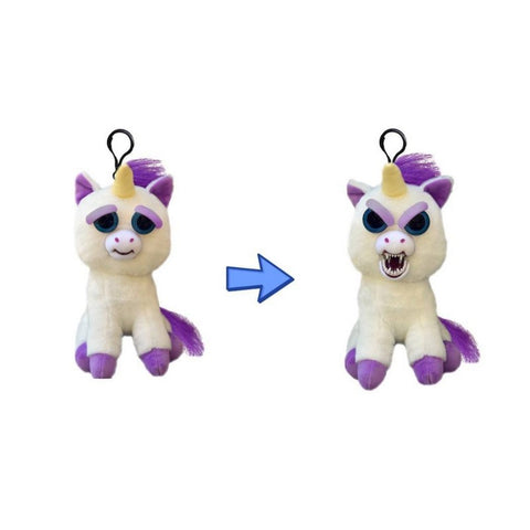 Feisty Pets Mini Glenda Glitterpoop™️- Interactive 4" Backpack Clip or Purse Charm!