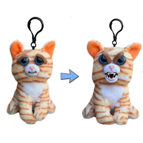 Feisty Pets Mini Princess Pottymouth™️- Interactive 4" Backpack Clip or Purse Charm!