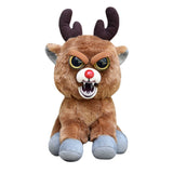 Feisty Pets by William Mark- Rude Alf™️- Amazing 8.5" Plush Stuffed Red Nosed Reindeer That Turns Feisty With a Squeeze!