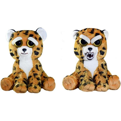 Feisty Pets Toby Toejam™️ Adorable Plush Cheetah that turns Feisty with a Pinch