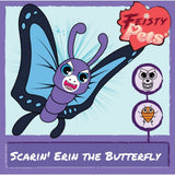Feisty Pets® Minis 4" Scarin' Erin™ the Butterfly with Keychain Clip