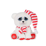 Feisty Pets® 8.5" Scotty Sodahater™ The Red-Scared Polar Bear