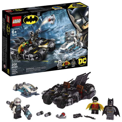 76118 LEGO® DC Comics Super Heroes Mr. Freeze™ Batcycle™ Battle
