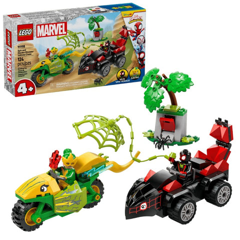 11198 LEGO® Marvel Spidey Spin and Electro Dinosaur Vehicle Chase