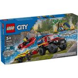 60412 LEGO® City Fire Truck with Rescue Boat