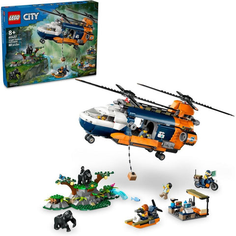 60437 LEGO® City Exploration Jungle Explorer Helicopter at Base Camp