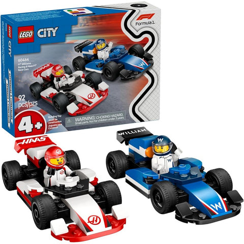 60464 LEGO® City Formula F1 Williams Racing & Haas Race Cars