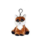 Feisty Pets Sly Sissypants Fox 4 Inch Backpack Plush Clip