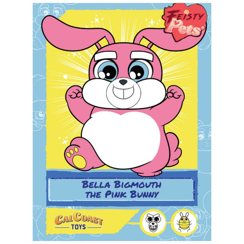 Feisty Pets® Bella Bigmouth™ the Pink Bunny