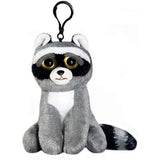 Feisty Pets Mini Rascal Rampage Raccoon™️ 4" Backpack Plush Clip