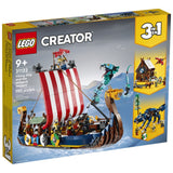 31132 LEGO® Creator Viking Ship and the Midgard Serpent