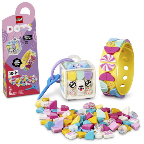 41944 LEGO® DOTS Candy Kitty Bracelet & Bag Tag