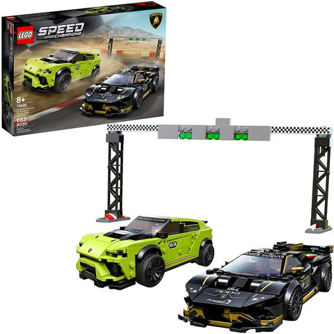 76899 LEGO® Speed Champions Lamborghini Urus ST-X & Lamborghini Huracán Super Trofeo EVO