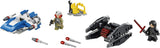 75196 LEGO® Star Wars TM A-Wing™ vs. TIE Silencer™ Microfighters